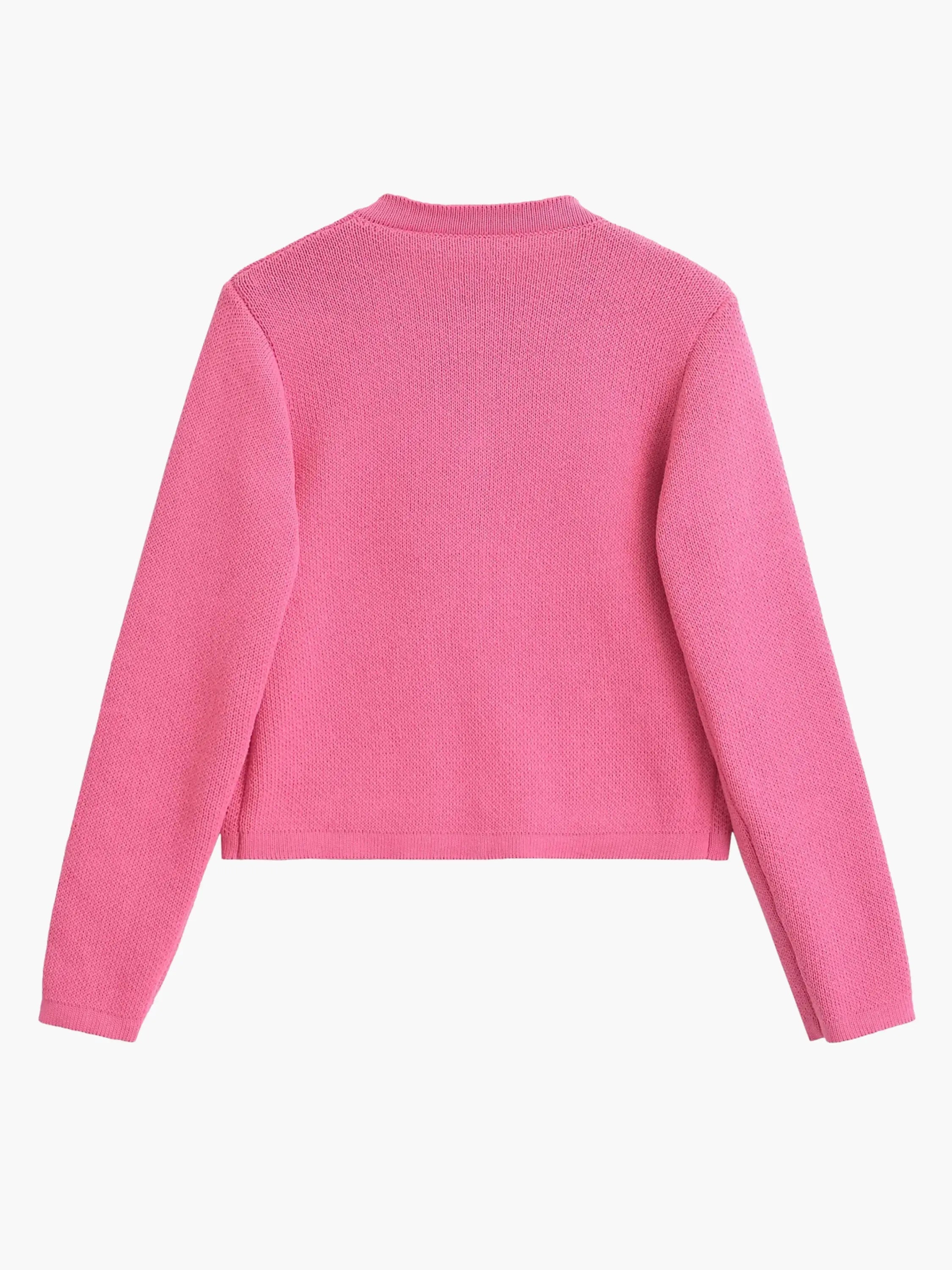 Pia | Klassische Strickjacke mit Taschen-Details