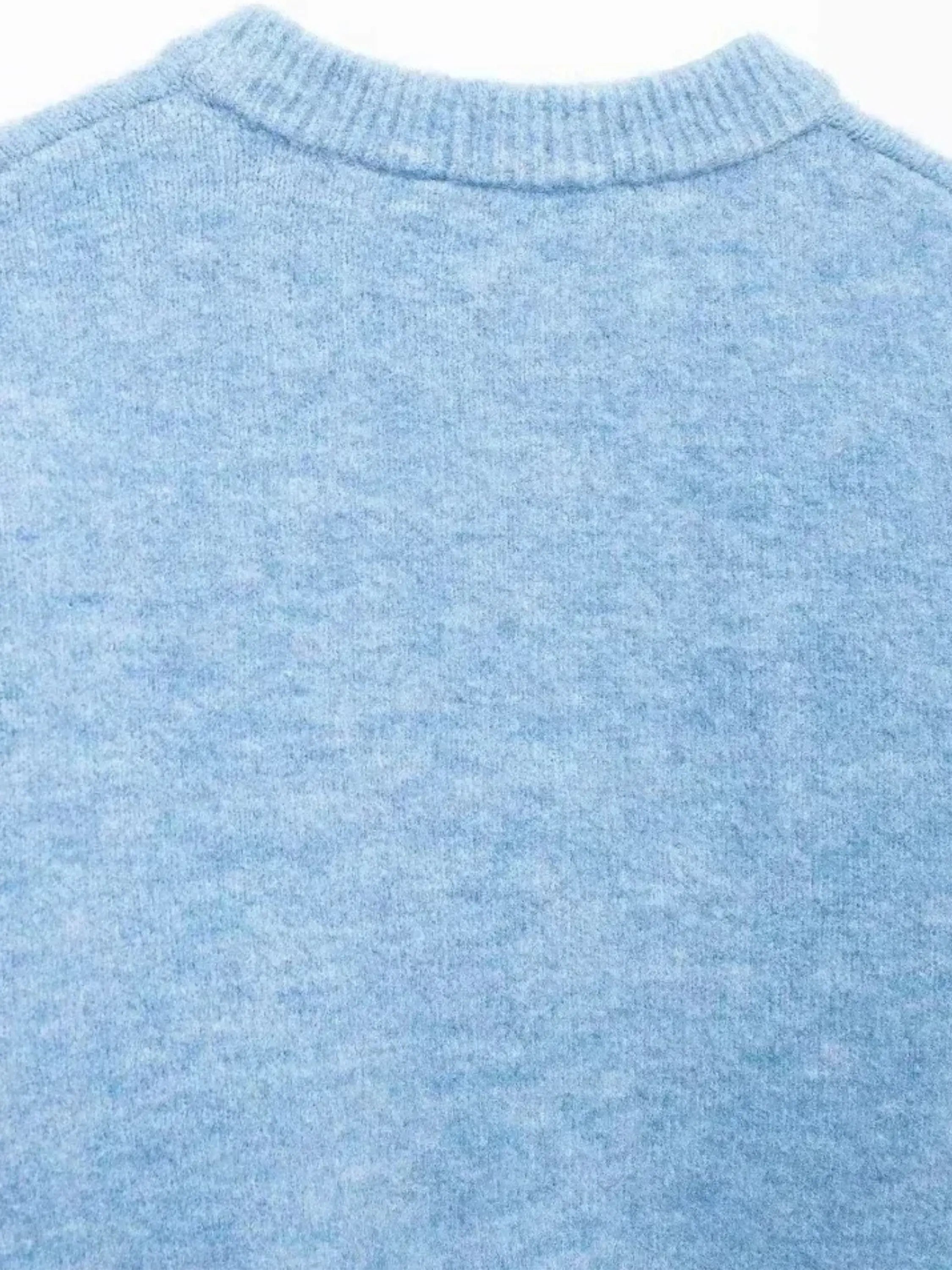 Milena | Verkürzter Strick-Cardigan mit Knopfleisten-Design