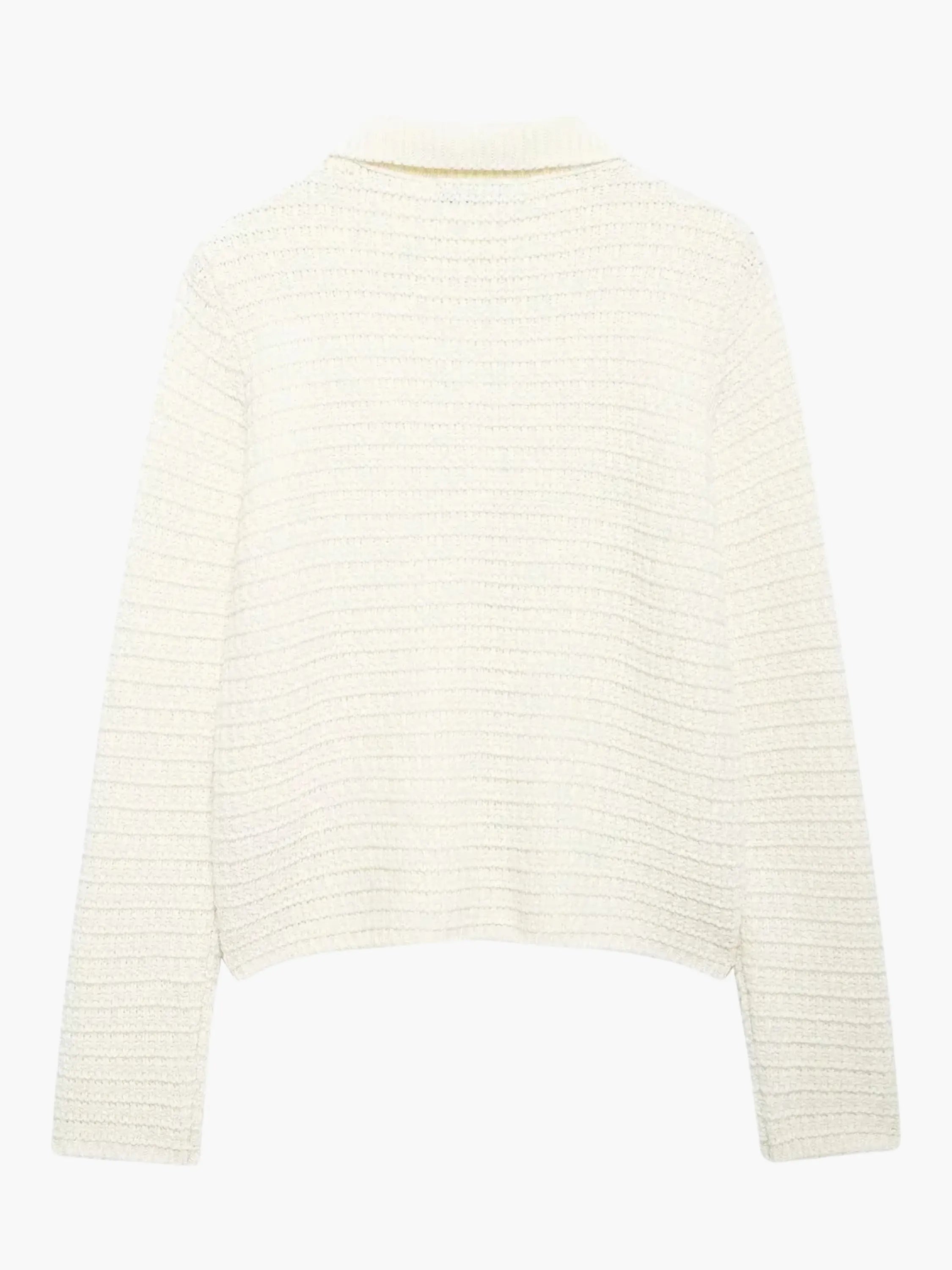 Ivonne | Texturierte Strickjacke mit Knopfleiste