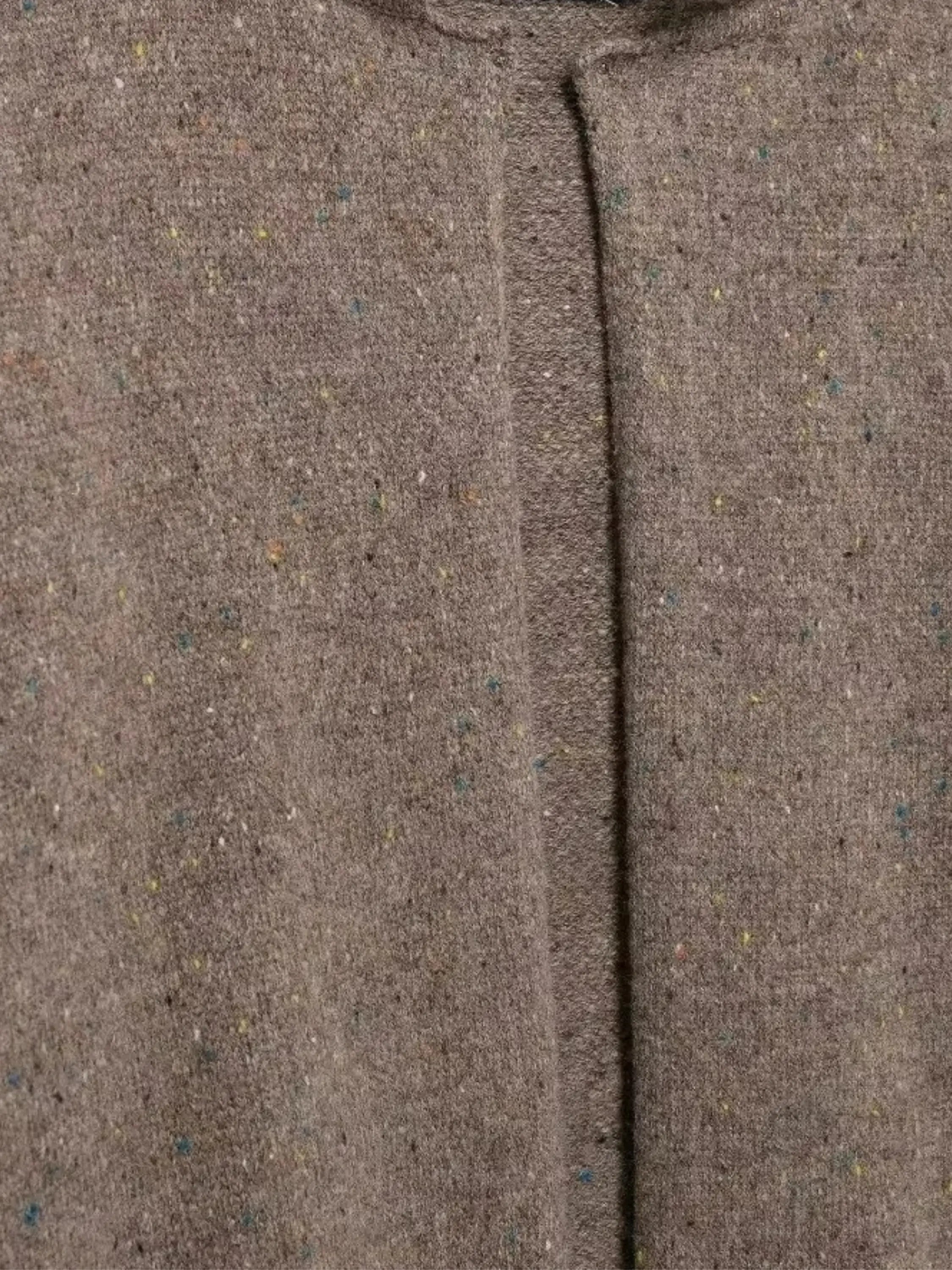 Irma | Strickjacke mit offener Vorderseite und hohem Kragen