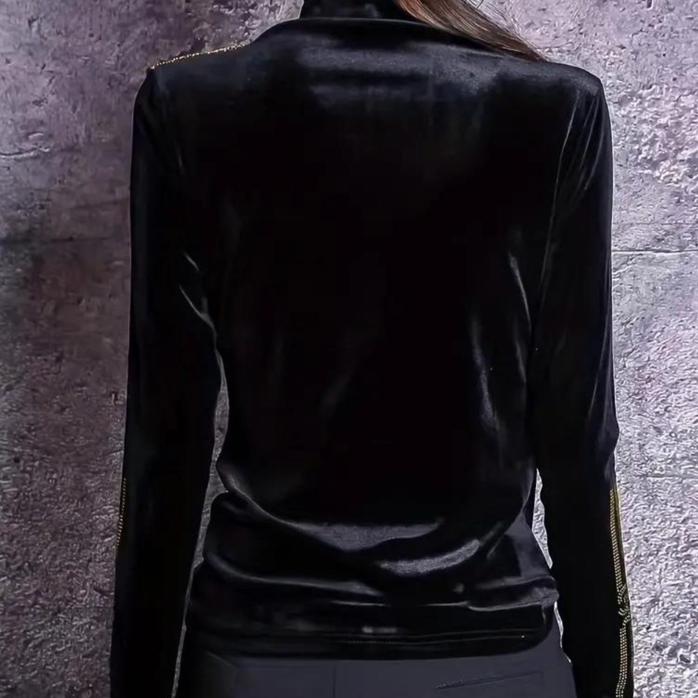 Xanthi - Modischer Damenpulli mit trendigem Rundhalsausschnitt