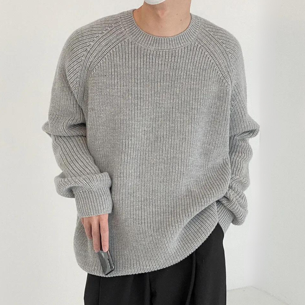 Audrick - Stilvoller und bequemer langärmeliger Strickpullover für Männer
