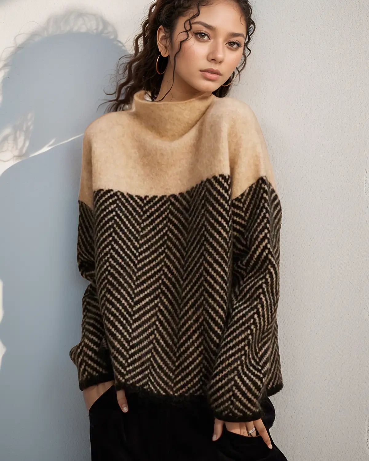 Elena | Bequemer Rollkragenpullover