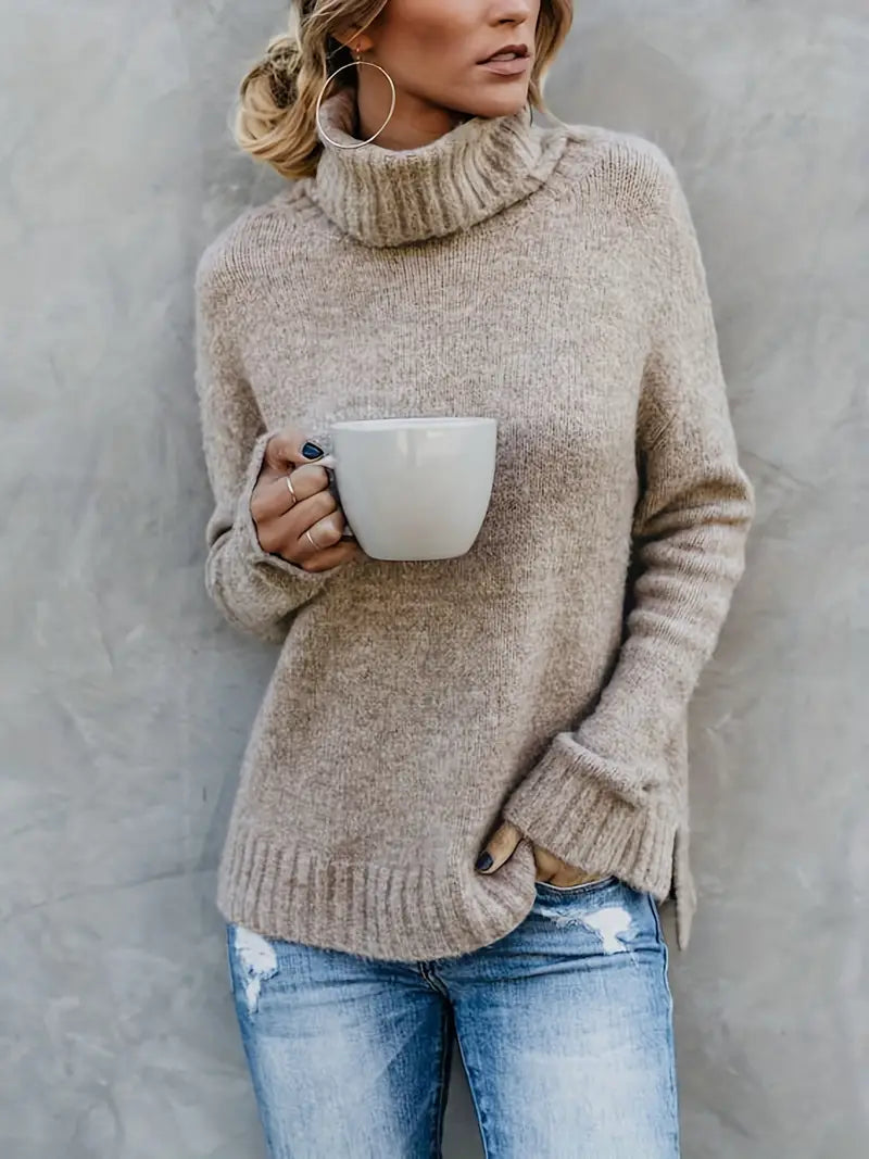 Schicker Clara-Rollkragenpullover für mühelosen Stil