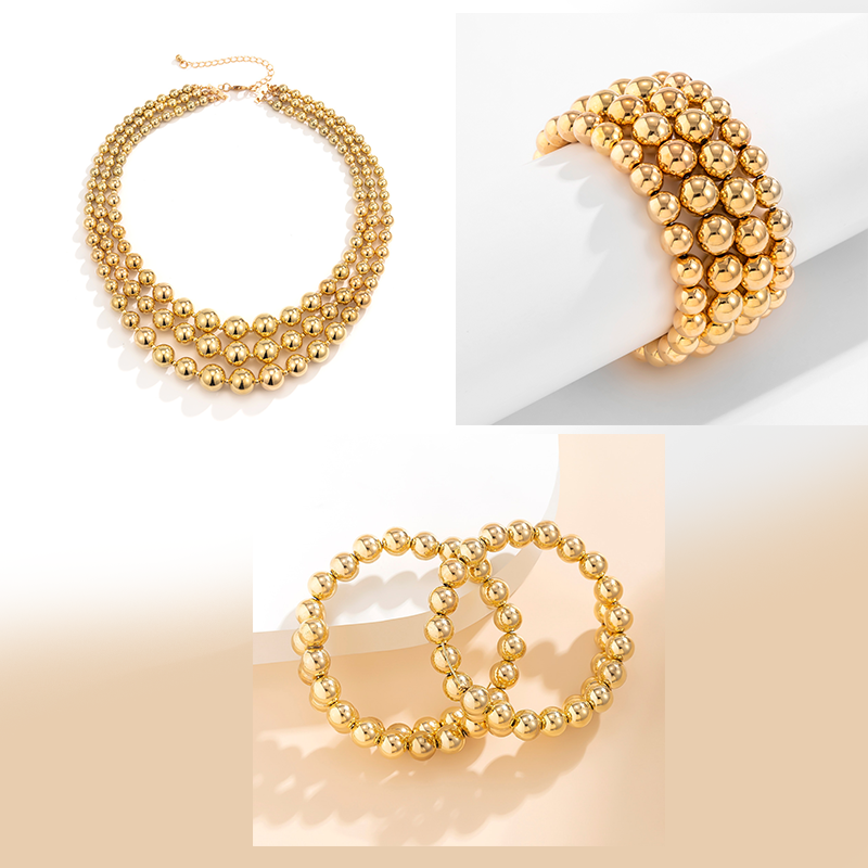 Camille - Elegantes Pelline-Halsketten-Set für die trendbewusste Frau