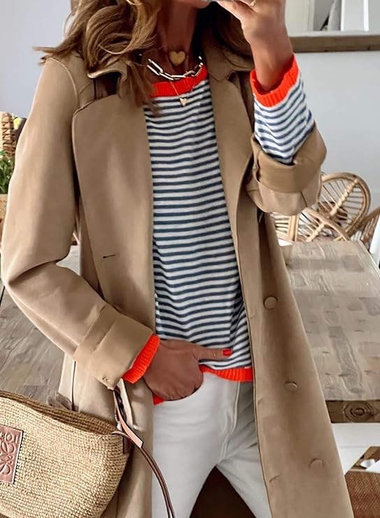 Charlotte - Modischer gestreifter Pullover für einen trendigen Look